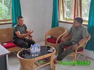 Kapten Inf Yunasri kunjungi Kantor Resort Wilayah Rimbang baling 